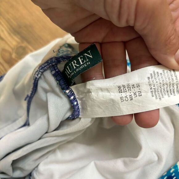 Lauren Ralph Lauren One Piece Plus Size Swimsuit Size 22W - Picture 2 of 4